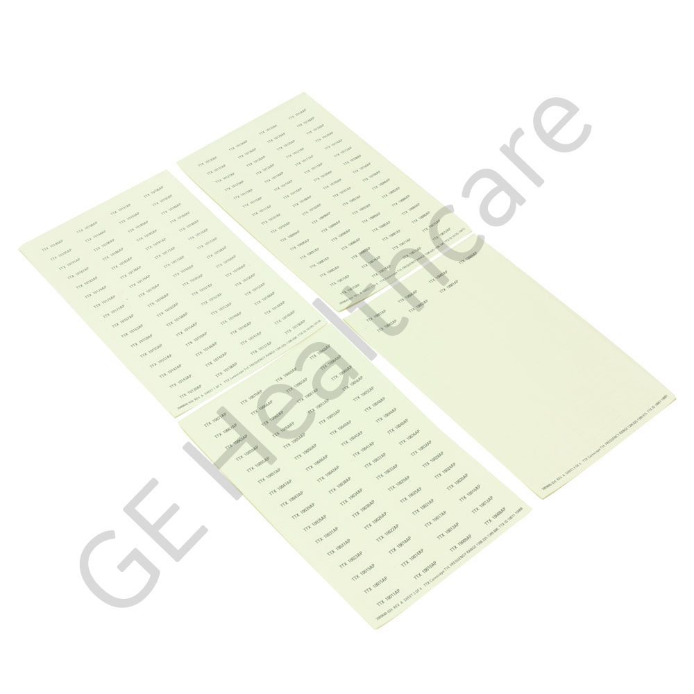 Label Sheet TTX CARESCAPE T14 Label Sheet TTX CARESCAPE T14