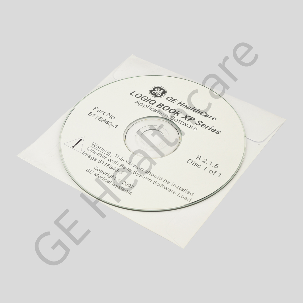 LOGIQ Book XP Application software CD (R2.1.5) LOGIQ Book XP Application software CD (R2.1.5)